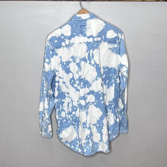 Rails Bleached Chambray Piper Indigo Denim Shirt - Size Small - Picture 3 of 5